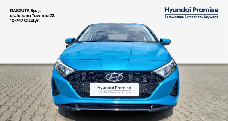 Hyundai i20 cena 73899 przebieg: 22182, rok produkcji 2022 z Łomianki małe 211